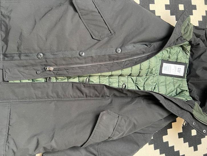 Te koop heren/jongens jas GAP nieuwstaat, Kleding | Heren, Jassen | Winter, Zo goed als nieuw, Ophalen
