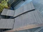 Set tuin ligzetels, Tuin en Terras, Ligbedden, Ophalen, Gebruikt, Overige materialen, Verstelbaar