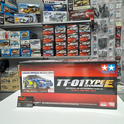 Tamiya 47372 Subaru Impreza Mexico 2004 TT-01E, Hobby en Vrije tijd, Modelbouw | Radiografisch | Auto's, Nieuw, Auto onroad, Elektro