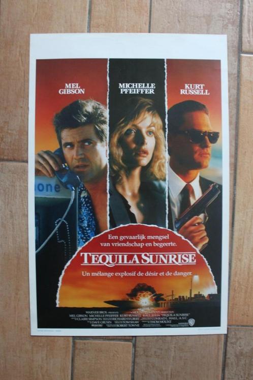 filmaffiche Tequila Sunrise 1988 Mel Gibson filmposter, Verzamelen, Posters, Zo goed als nieuw, Film en Tv, A1 t/m A3, Rechthoekig Staand