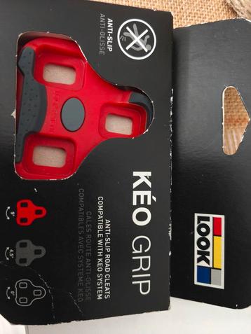 Keo Grip Schoenplaatjes nieuw, rood= met maximale speling beschikbaar voor biedingen