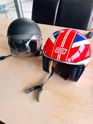 2 stuks jet-motorhelmen, union jack, in nieuws staat beschikbaar voor biedingen