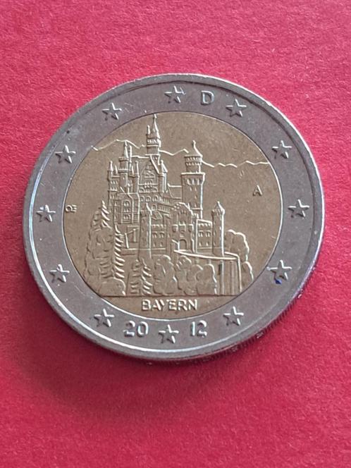 2012 Allemagne 2 euros Bayern A Berlin, Timbres & Monnaies, Monnaies | Europe | Monnaies euro, Monnaie en vrac, 2 euros, Allemagne