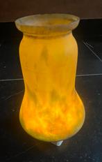 Tulipe en pâte de verre " muller freres", Enlèvement ou Envoi, Comme neuf, Verre