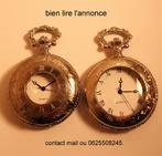 lot de 37 montres de gousset.rep., Handtassen en Accessoires, Horloges | Antiek, Zakhorloge, Staal, Onbekend, Ophalen