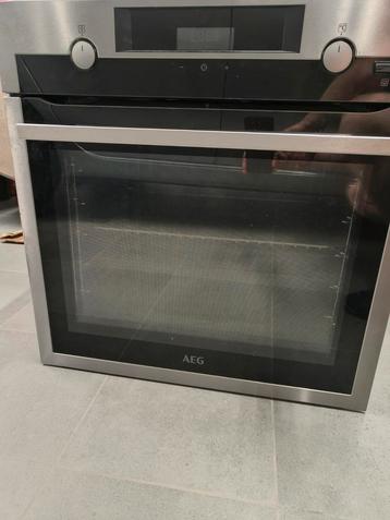 Inbouwoven AEG BCS455020M SteamBake, Ophalen, Gebruikt, Inbouw, Oven