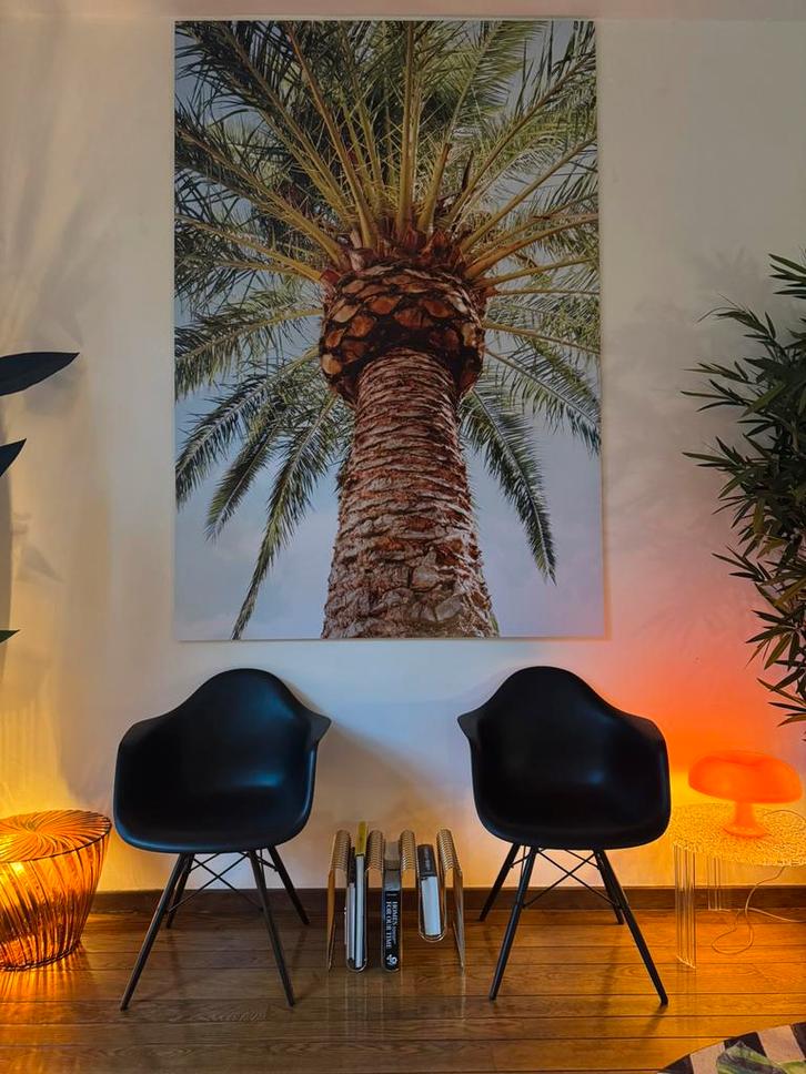 6 Vitra Eames DAW stoelen nieuwprijs 641€, NU 440€ per stuk!, Huis en Inrichting, Stoelen, Nieuw, Zwart, Ophalen