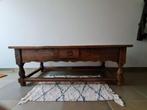 Eikenhouten salontafel, Huis en Inrichting, Tafels | Sidetables, Ophalen, Zo goed als nieuw, Eikenhout