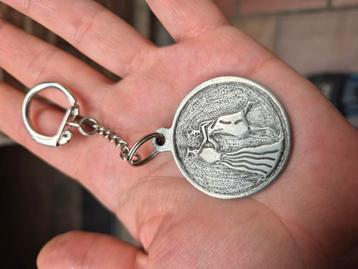 Vintage sleutelhanger Waterman 92% Tin in heel goede staat  beschikbaar voor biedingen