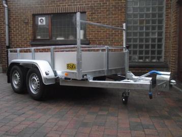 Nieuwe geremde bakaanhangwagen 2,5 x 1,45m te 9300 Aalst beschikbaar voor biedingen