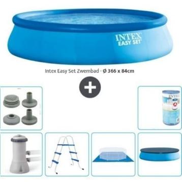 intex easy set 366 x 84 cm beschikbaar voor biedingen