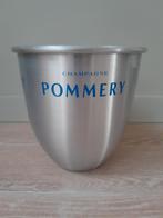 Licht metalen zilveren Champagne Pommery ijsemmer, Verzamelen, Ophalen of Verzenden, Gebruikt, Champagne