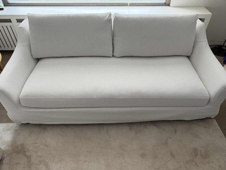 FÄRLÖV IKEA 3 pers. zetel/sofa (wit), Huis en Inrichting, Zetels | Zetels en Chaises Longues, Gebruikt, Driepersoons, 200 tot 250 cm