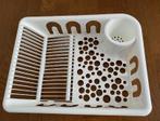 IKEA FLUNDRA Égouttoir à vaisselle, polypropylène blanc, Ophalen, Gebruikt