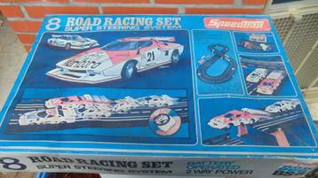 8 Road Racing set super steering system, Speedtrax met doos beschikbaar voor biedingen