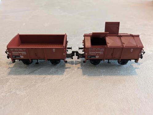 Wagons Fleischmann marchandises, Hobby en Vrije tijd, Modeltreinen | H0, Gebruikt, Wagon, Fleischmann, Ophalen of Verzenden