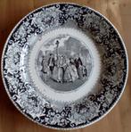 Antiek porseleinen bord, Ophalen of Verzenden