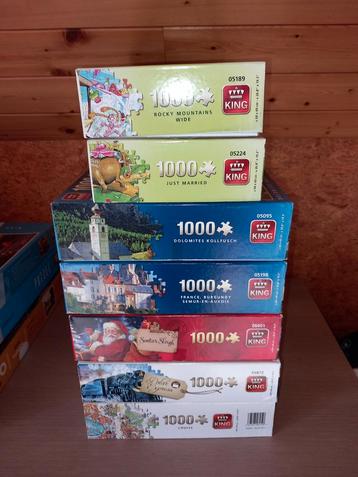 Puzzels 1000 stuks beschikbaar voor biedingen