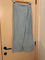Lichtblauwe midellange rok, portefeuille, Ophalen of Verzenden, Zo goed als nieuw