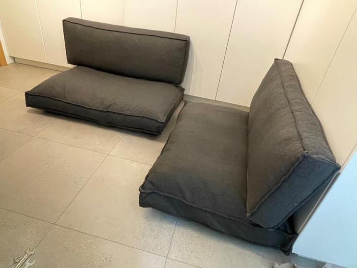 Pallet kussens / lounge kussens + palletten, Tuin en Terras, Tuinmeubel-accessoires, Zo goed als nieuw, Ophalen