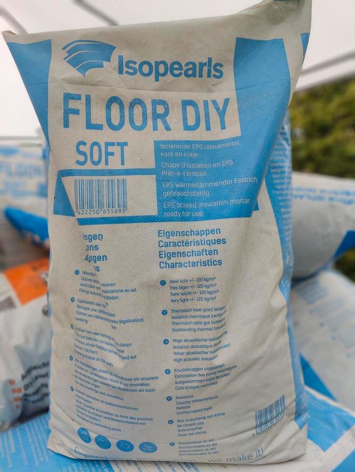 Isopearls Floor DIY en FIM Lite, Doe-het-zelf en Bouw, Isolatie en Afdichting, Zo goed als nieuw, Ophalen