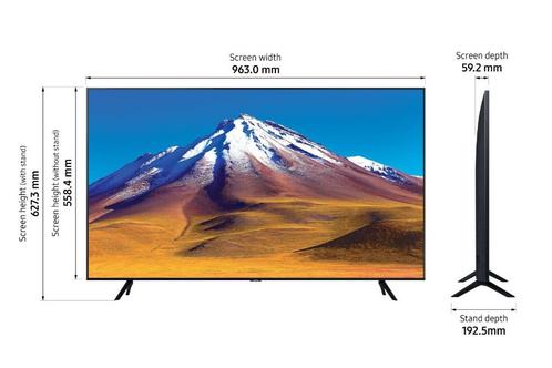 DRIE 43inch-TV schermen SAMSUNG mét FLIGHT case, Audio, Tv en Foto, Televisies, Zo goed als nieuw, LED, 100 cm of meer, 4k (UHD)