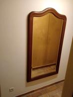Vintage spiegel begin 1900 massief eikenhouten frame 1,60mx9, Ophalen