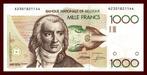BELGIQUE - 1000F - Sign: DEMANET-GODEAUX, Timbres & Monnaies, Billets de banque | Belgique, Envoi, Billets en vrac