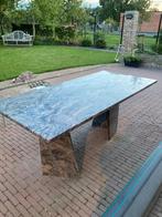 marmeren tafel, Tuin en Terras, Ophalen, Zo goed als nieuw