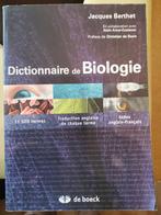 Dictionnaire de Biologie - Jacques Berthet (2005)), Enlèvement ou Envoi, Utilisé, Enseignement supérieur, Jacques Berthet