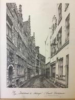Litho of Ets Antwerpen - Stoelstraat Daniël Winkelmans, Ophalen of Verzenden