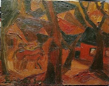 Gustave Franciscus De Smet '' Paardjes in het bos beschikbaar voor biedingen