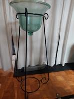 Staander met glas recipient, Huis en Inrichting, Ophalen