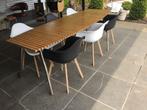 Zeldzame design tuintafel / terrastafel 240 cm, Tuin en Terras, Tuintafels, Ophalen, Gebruikt, Ovaal