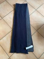 Celio écharpe moelleuse bleu marine et gris anthracite 188cm, Celio, Autres tailles, Écharpe, Porté