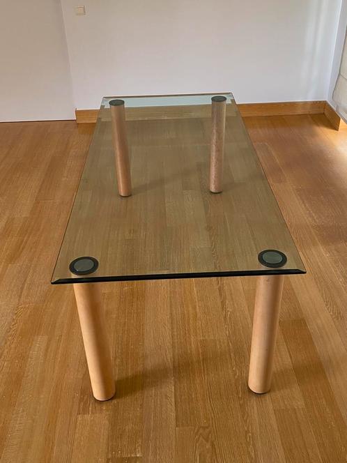 Design eettafel Zanotta, Huis en Inrichting, Tafels | Salontafels, Zo goed als nieuw, 50 tot 75 cm, 50 tot 100 cm, 150 tot 200 cm