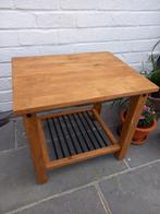 Table d'appoint, Minder dan 55 cm, Zo goed als nieuw, Rechthoekig, Hout
