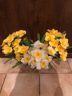 Set van 3 narcisboeketten voor paasdecoratie, Ophalen of Verzenden, Zo goed als nieuw