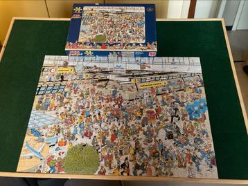 Puzzel Jan van Haasteren 1000 stuks - Vertrekhal beschikbaar voor biedingen