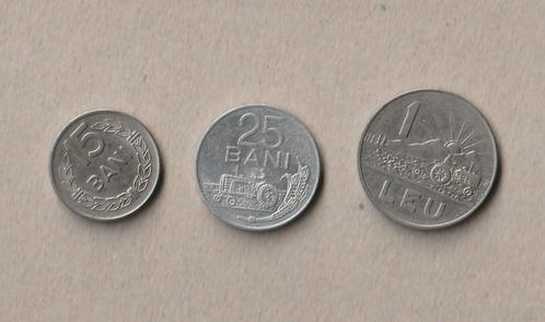 Roemenië : 3 versch. (gebruikte) munten : 1960-1966-1982, Postzegels en Munten, Munten | Europa | Niet-Euromunten, Setje, Ophalen of Verzenden