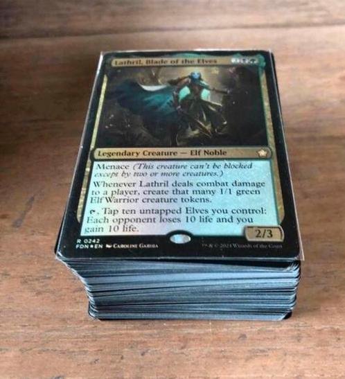 Magic the gathering deck green black elves, Hobby en Vrije tijd, Verzamelkaartspellen | Magic the Gathering, Zo goed als nieuw