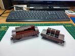 Marklin Ho en Fleischmann set van 2 transportauto's, Hobby en Vrije tijd, Wisselstroom, Fleischmann, Wagon, Ophalen of Verzenden