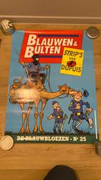 Lambil cauvin Blauwbloezen affiche Blauwe Bulten 1986, Verzamelen, Ophalen of Verzenden, Zo goed als nieuw