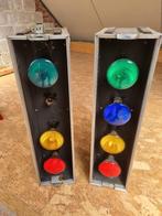 Retro lichteffect in flightcase met harting stekkers, Enlèvement, Utilisé, Lumières