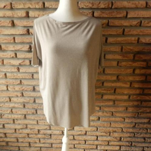 (112) -blouse femme t.U beige doré - blue joint -, Vêtements | Femmes, Blouses & Tuniques, Comme neuf, Taille 38/40 (M), Beige