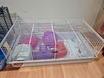 Twee hamsterkooien inclusief speelgoedjes en toebehoren, Ophalen, Gebruikt