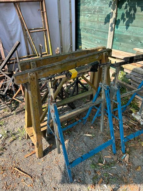Lot Schragen , stutten, Doe-het-zelf en Bouw, Steigers, Ophalen