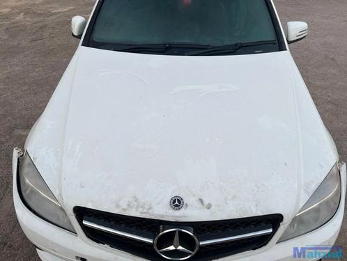 MERCEDES C KLASSE W204 WIT 650 motorkap 2007-2011, Auto-onderdelen, Carrosserie, Motorkap, Mercedes-Benz, Gebruikt