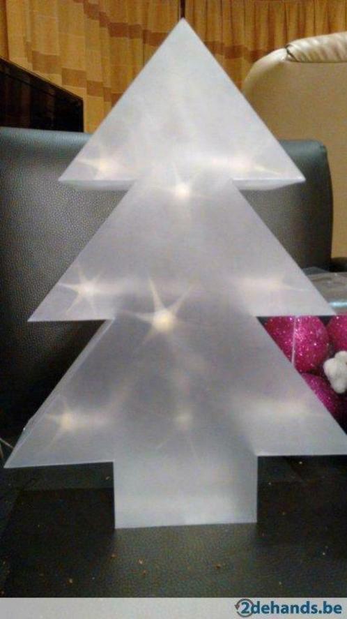 Plastic kerstboom met interne sterverlichting, Diversen, Kerst, Zo goed als nieuw, Ophalen of Verzenden