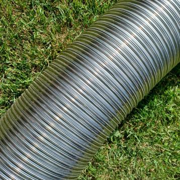 dubbelwandig flexibele buis kachel, Enlèvement, Neuf, Inox